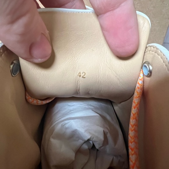 Christian Louboutin Fun Lou Spikes High Top Sneaker White/Yellow Sz 42 / 9 - Picture 13 of 14